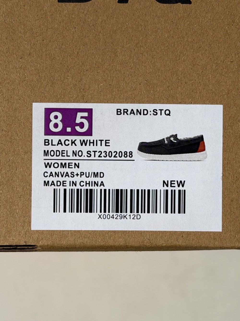 Brand New STQ Ladies Canvas Sneakers